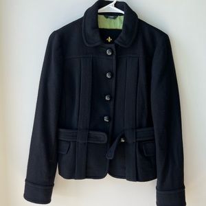 J.crew wool short peacoat
